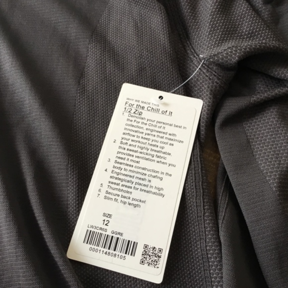 NWT Lululemon For The Chill of It 1/2 Zip - Picture 6 of 6